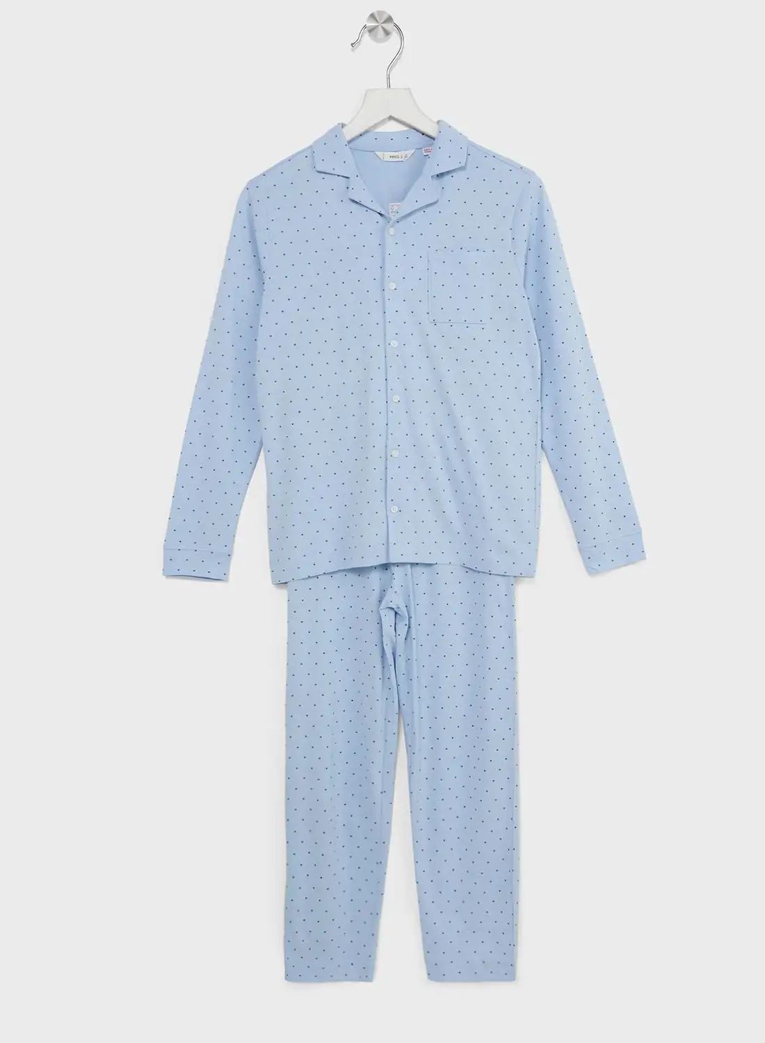 MANGO Kids Polka Dot Pyjama Set