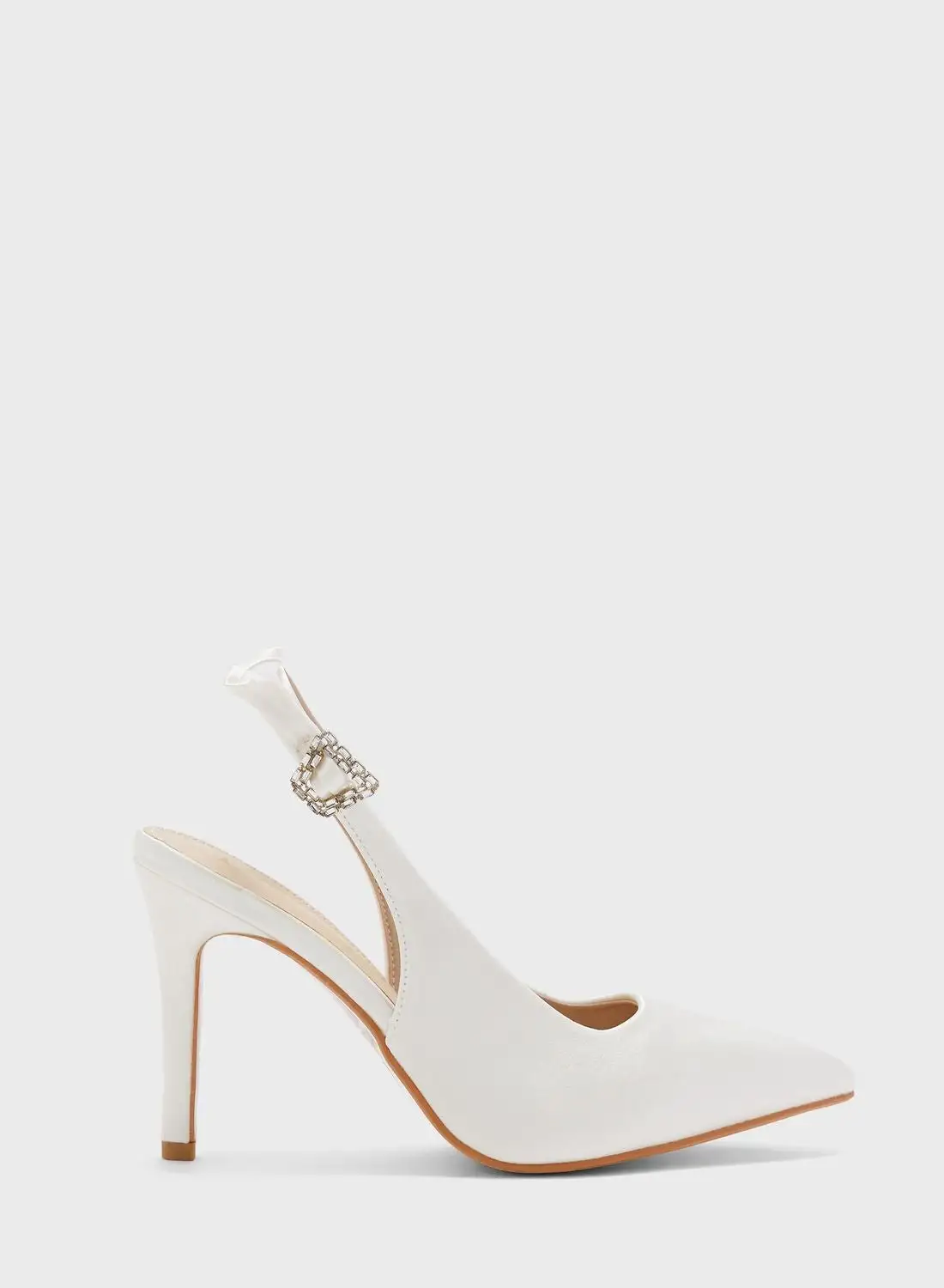 Ella Limited Edition Jewelled Buckle Slingback Pointed Pump