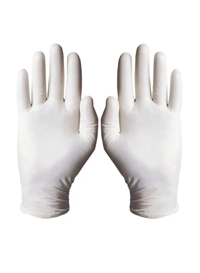 Orinex Powder Free Hand Gloves, Count 40 White M