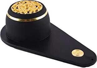 Home Concept Portable Silicone Incense Burner Black