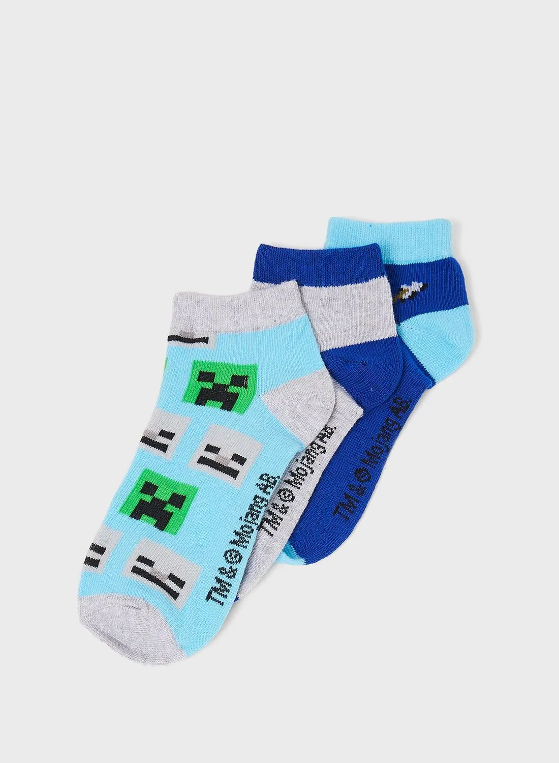 MINECRAFT Minecraft Kids Printed Socks