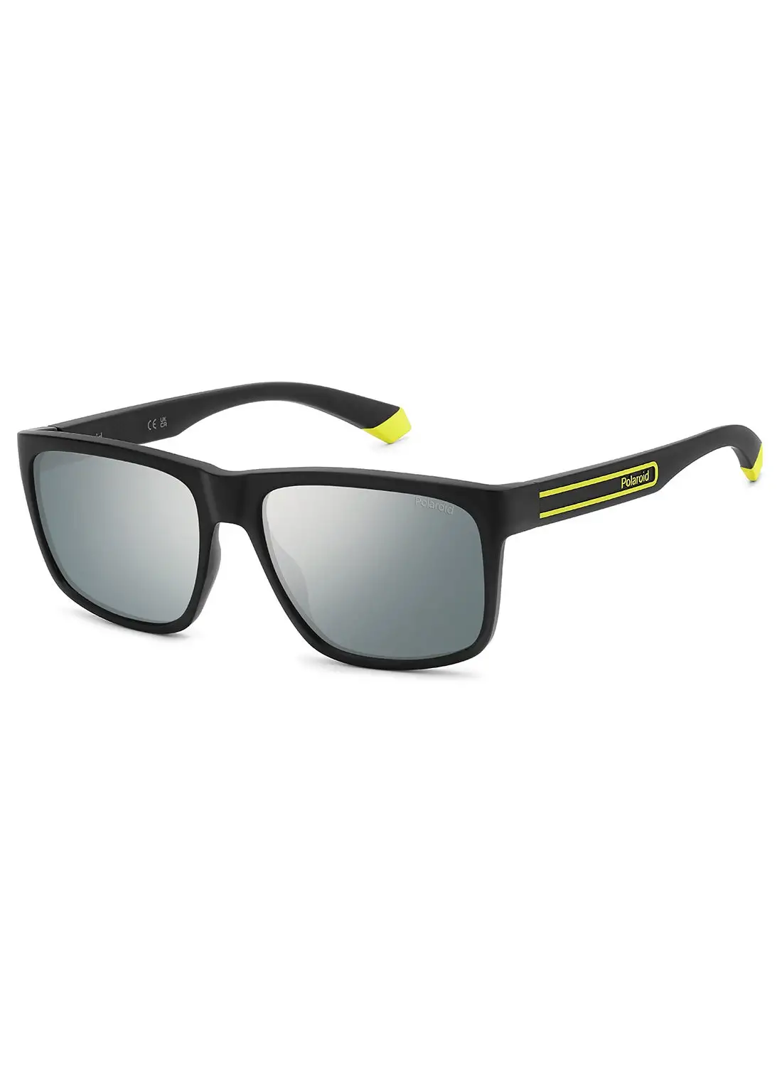 Polaroid Men's Polarized Rectangular Sunglasses - Pld 2149/S Black Millimeter - Lens Size: 57 Mm