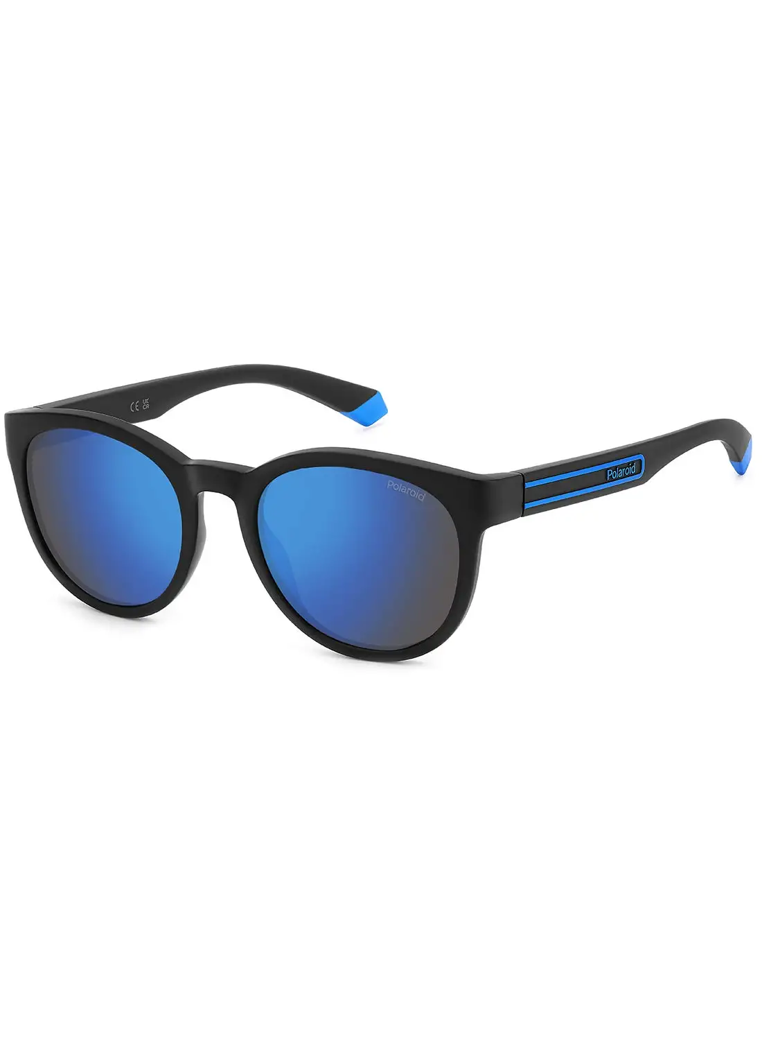 Polaroid Unisex Polarized Oval Sunglasses - Pld 2150/S Black Millimeter - Lens Size: 52 Mm