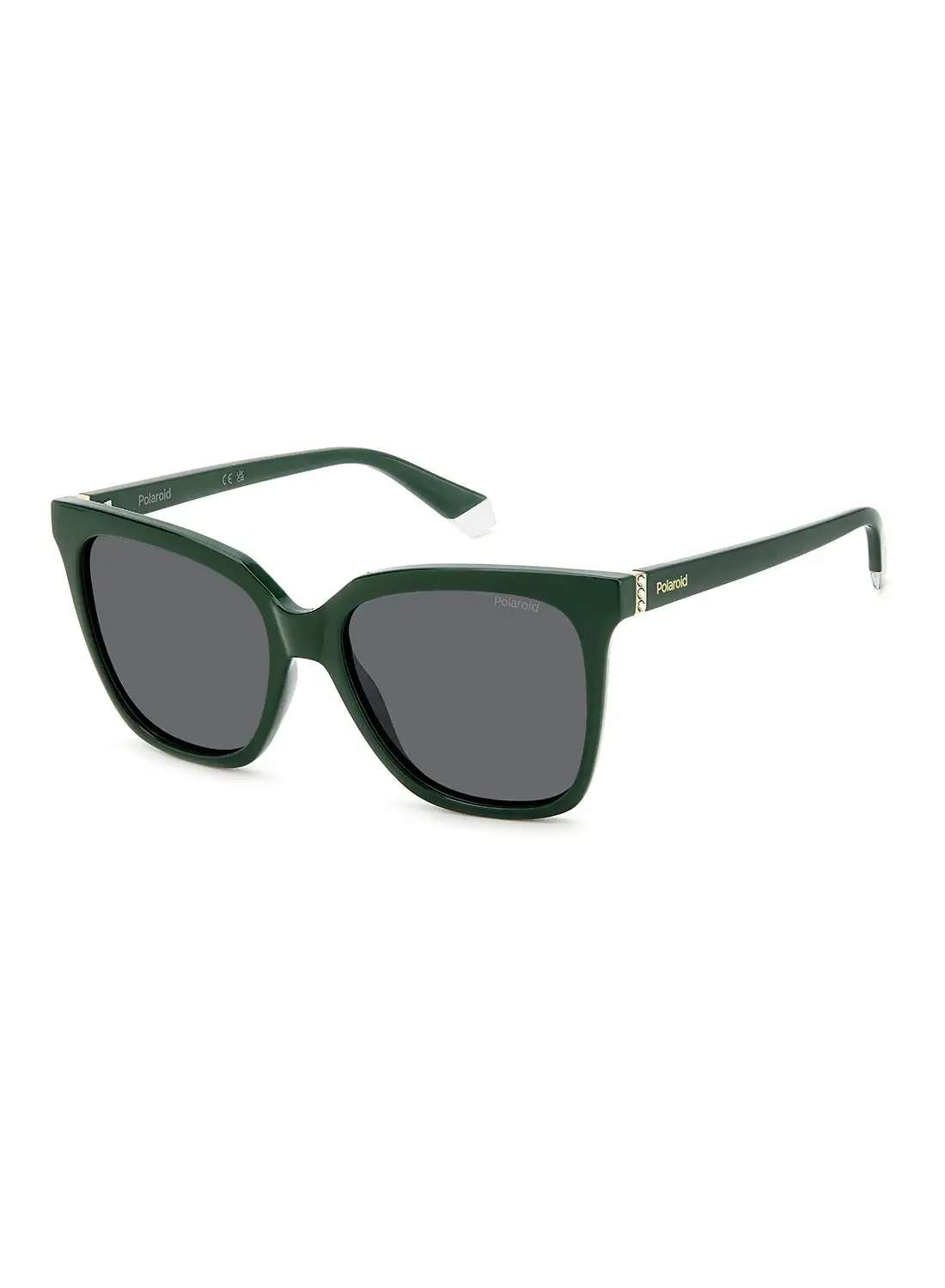 Polaroid Women's Polarized Square Sunglasses - Pld 4155/S/X Green Millimeter - Lens Size: 55 Mm