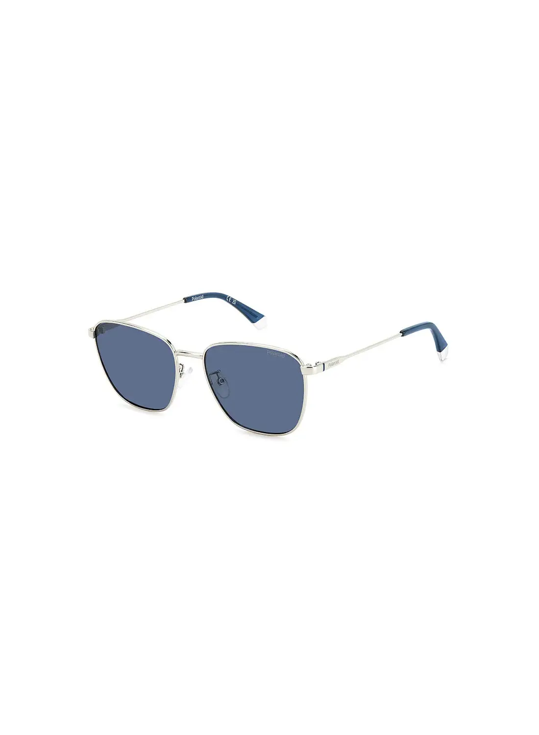 Polaroid Men's Polarized Rectangular Sunglasses - Pld 4159/G/S/X Grey Millimeter - Lens Size: 56 Mm