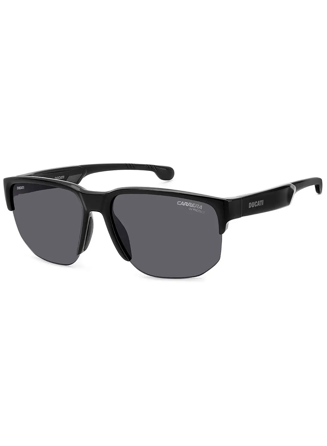 Carrera Men's UV Protection Rectangular Sunglasses - Carduc 028/S Black Millimeter - Lens Size: 63 Mm