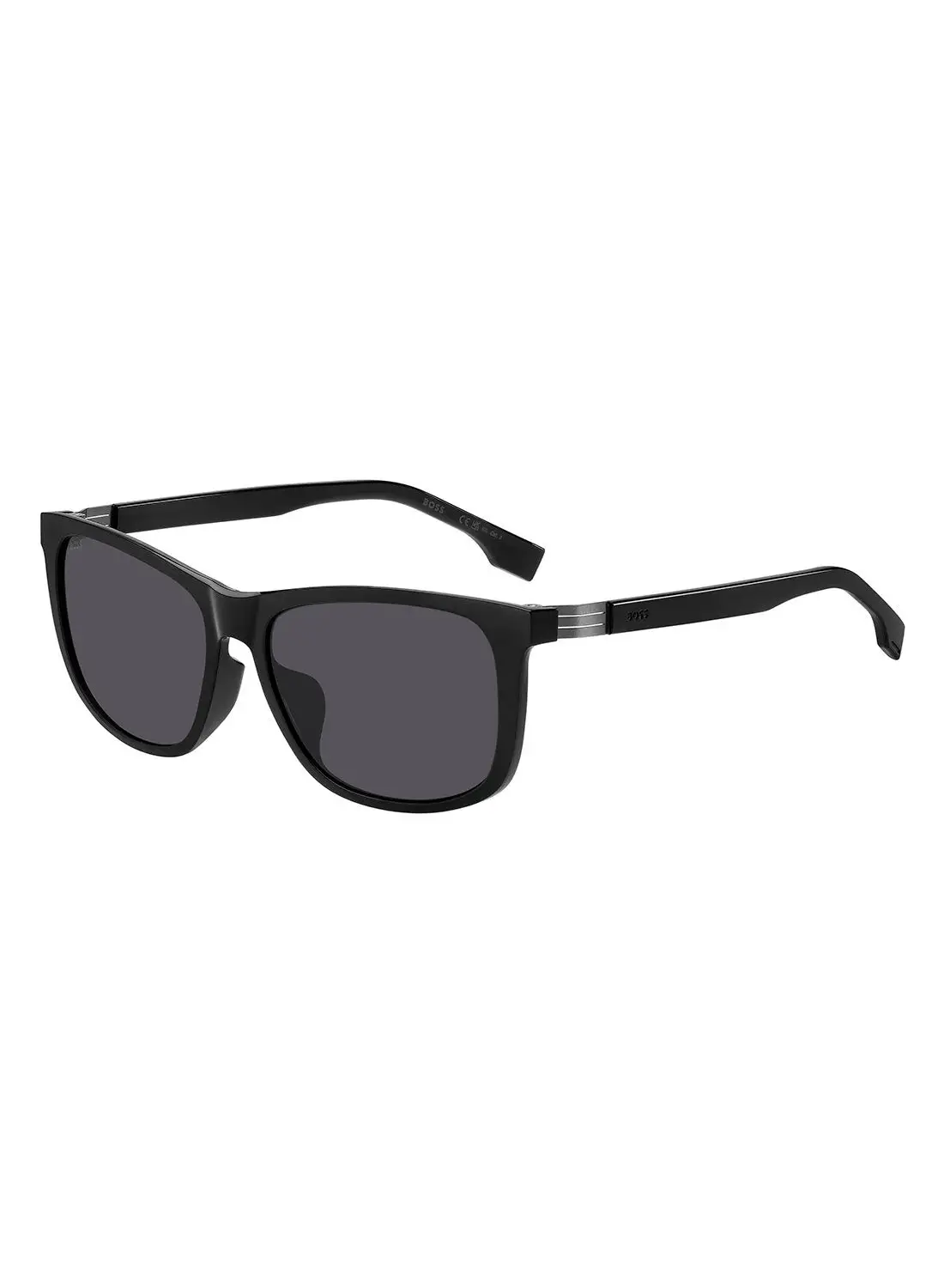 HUGO BOSS Men's UV Protection Rectangular Sunglasses - Boss 1617/F/S Black Millimeter - Lens Size: 59 Mm