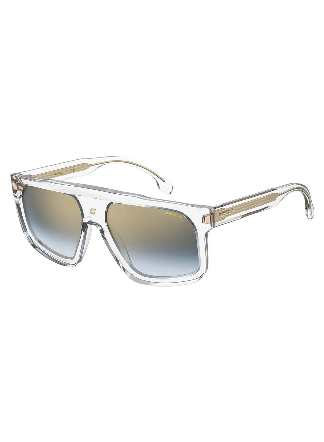 Carrera Unisex UV Protection Rectangular Sunglasses - Carrera 1061/S Crystal Millimeter - Lens Size: 59 Mm
