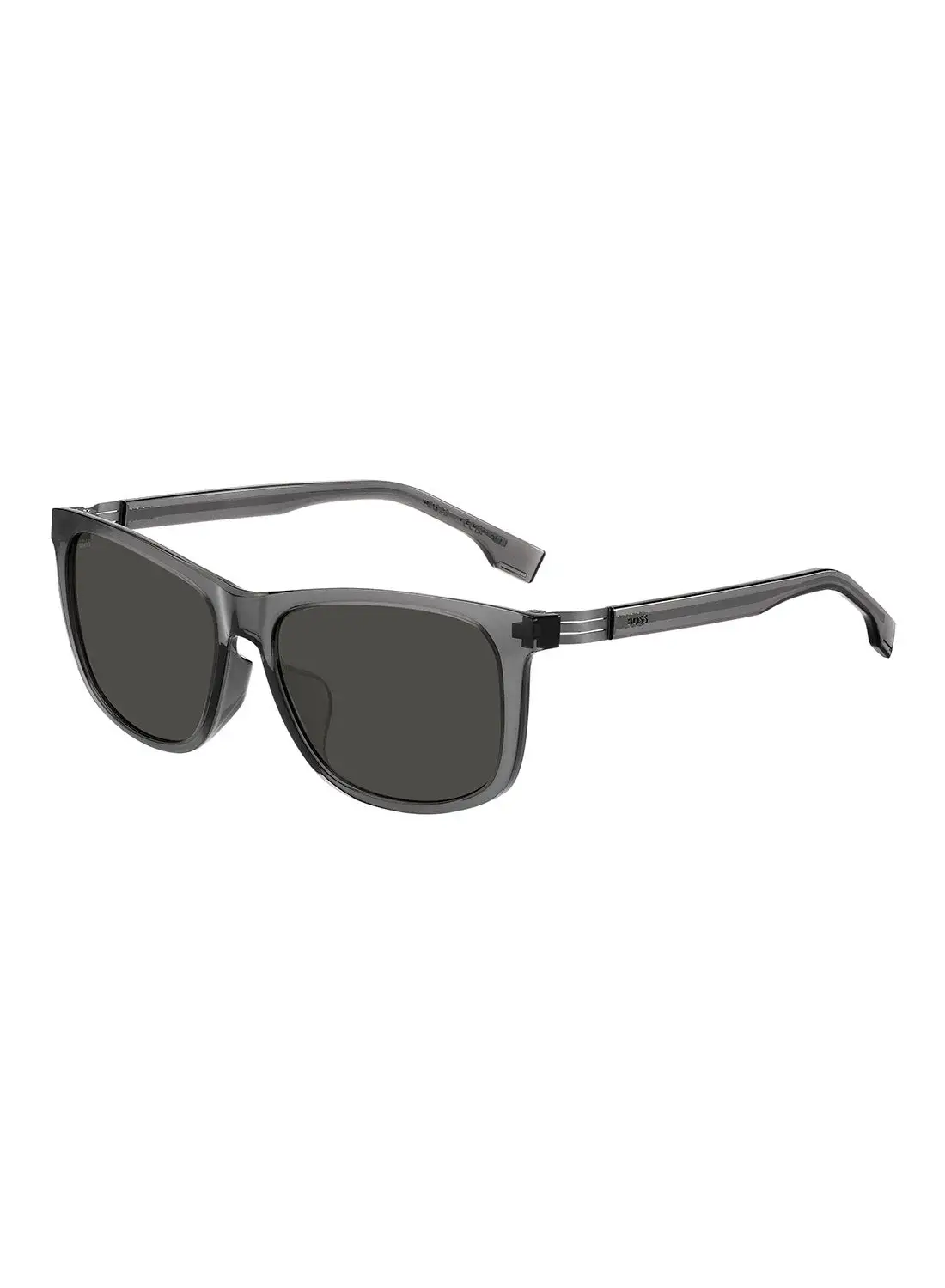 HUGO BOSS Men's UV Protection Rectangular Sunglasses - Boss 1617/F/S Grey Millimeter - Lens Size: 59 Mm