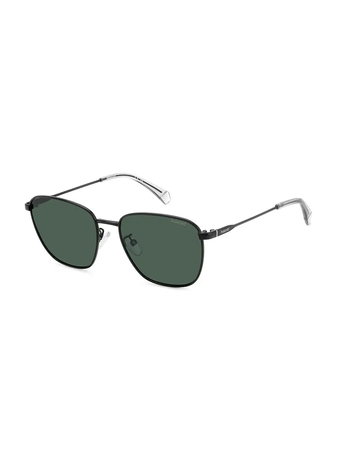 Polaroid Men's Polarized Rectangular Sunglasses - Pld 4159/G/S/X Black Millimeter - Lens Size: 56 Mm