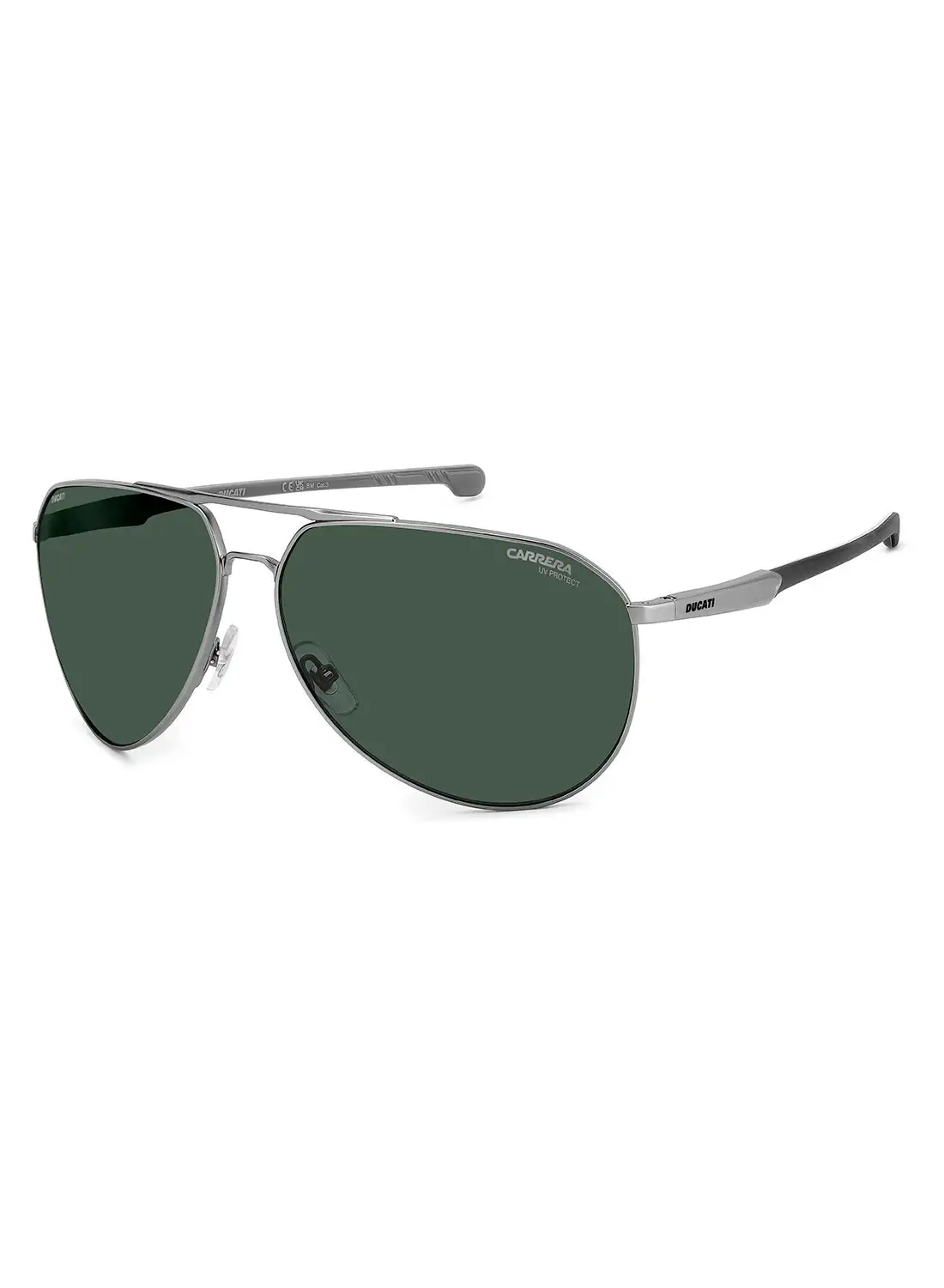 Carrera Men's UV Protection Pilot Sunglasses - Carduc 030/S Grey Millimeter - Lens Size: 67 Mm