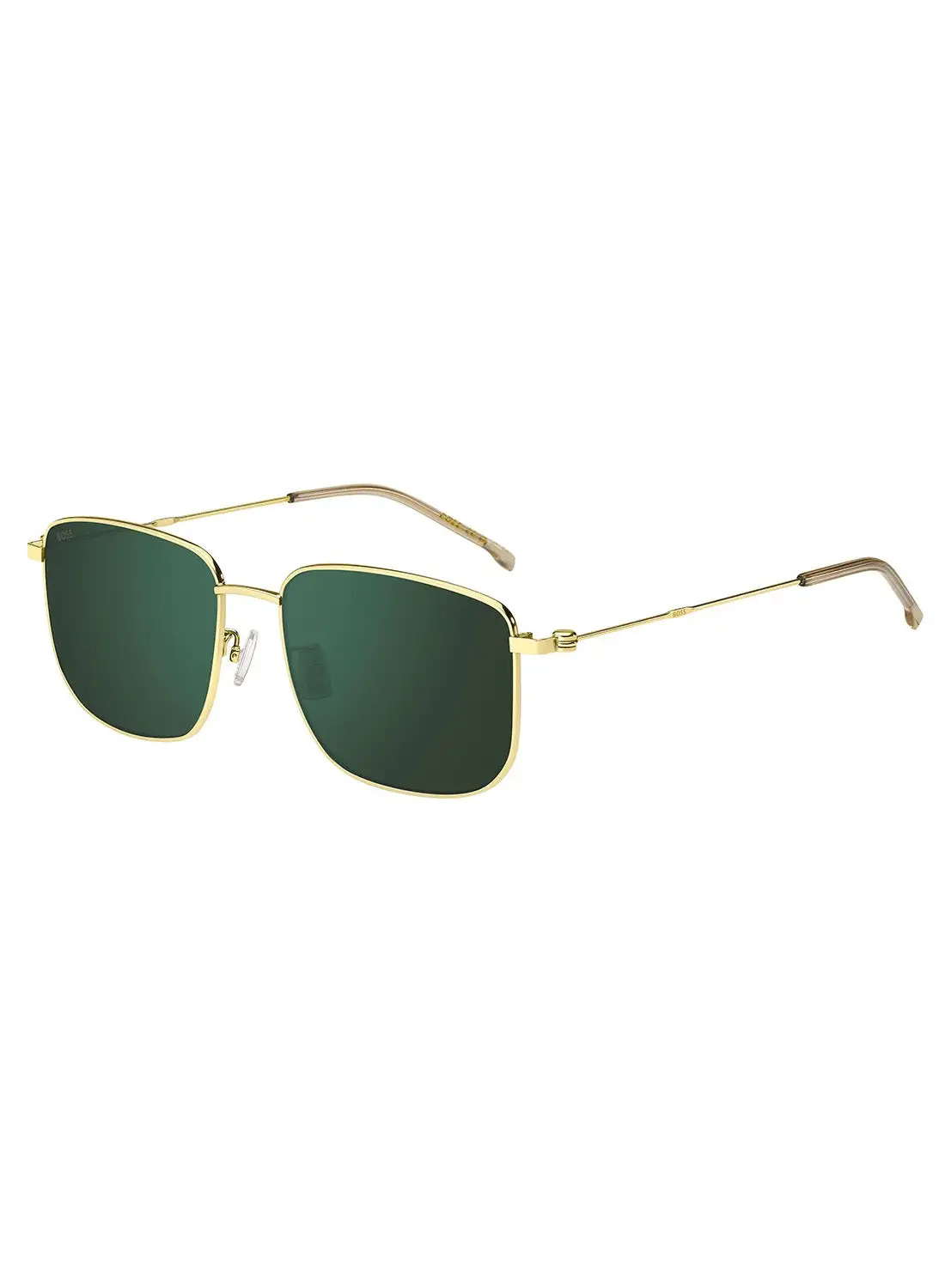 HUGO BOSS Men's UV Protection Rectangular Sunglasses - Boss 1619/F/S Gold Millimeter - Lens Size: 58 Mm