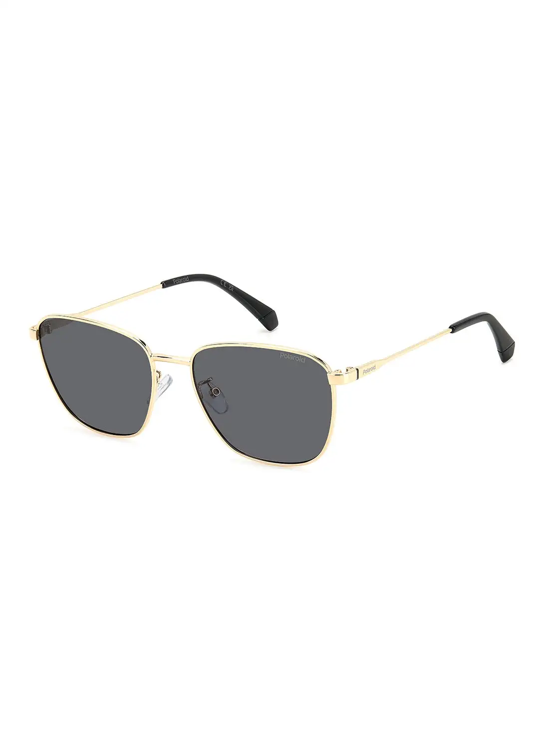 Polaroid Men's Polarized Rectangular Sunglasses - Pld 4159/G/S/X Gold Millimeter - Lens Size: 56 Mm
