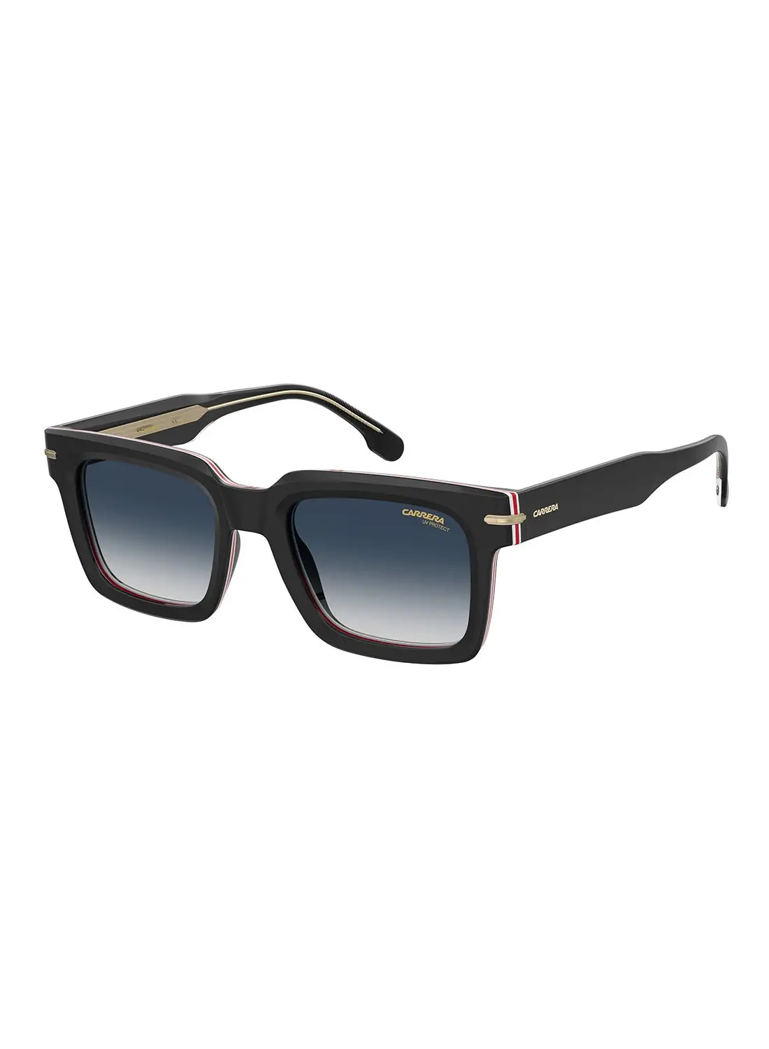 Carrera Men's UV Protection Rectangular Sunglasses - Carrera 316/S Black Millimeter - Lens Size: 52 Mm