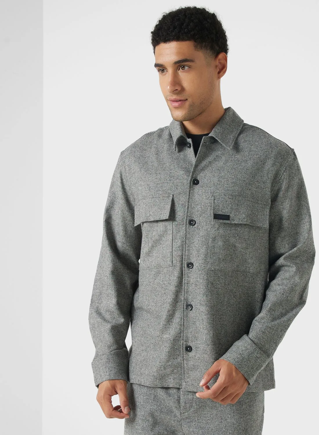 CALVIN KLEIN Checked Relaxed Fit Shirt