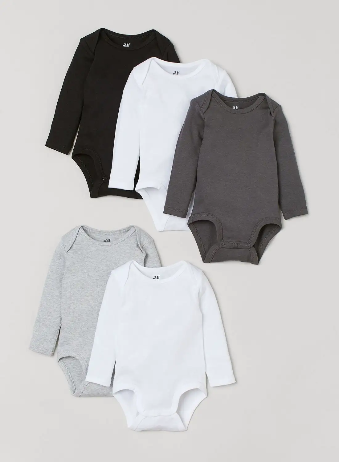 H&M Kids 5 Pack Assorted Bodysuits