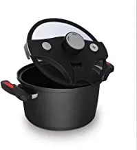 High Quality Low Pressure Cooker 5.5L Black