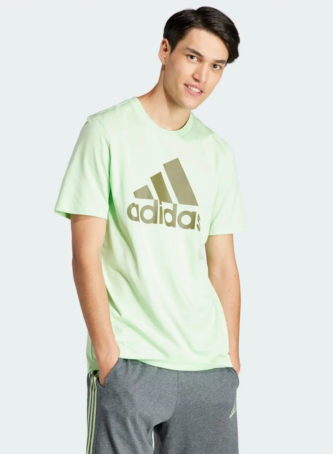 Adidas Big Logo Single Jersey T-Shirt