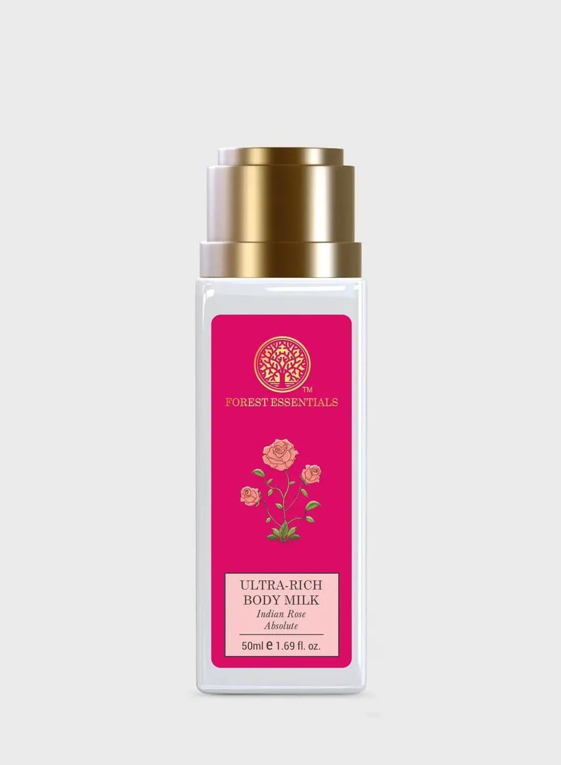 Forest Essentials Moisture Rich Body Milk Indian Rose Absolute