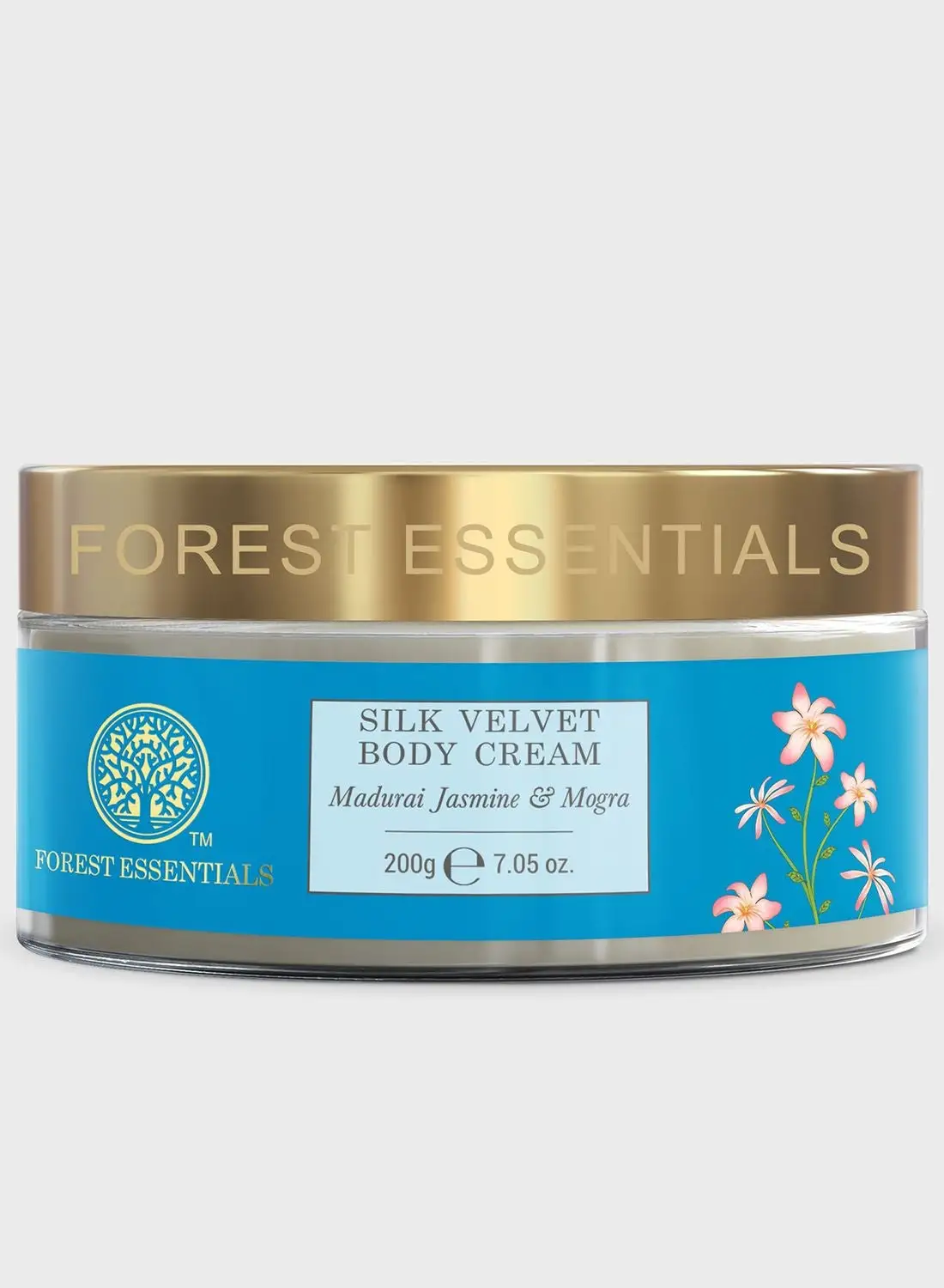 Forest Essentials Silk Velvet Body Cream Madurai Jasmine and Mogra