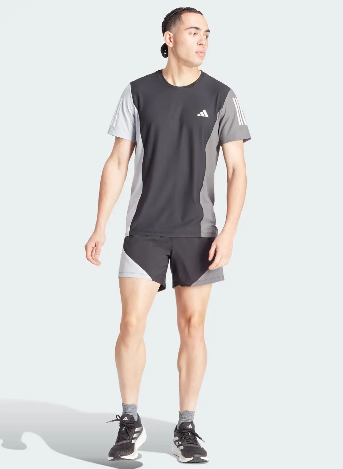 Adidas Own The Run Colorblock Shorts