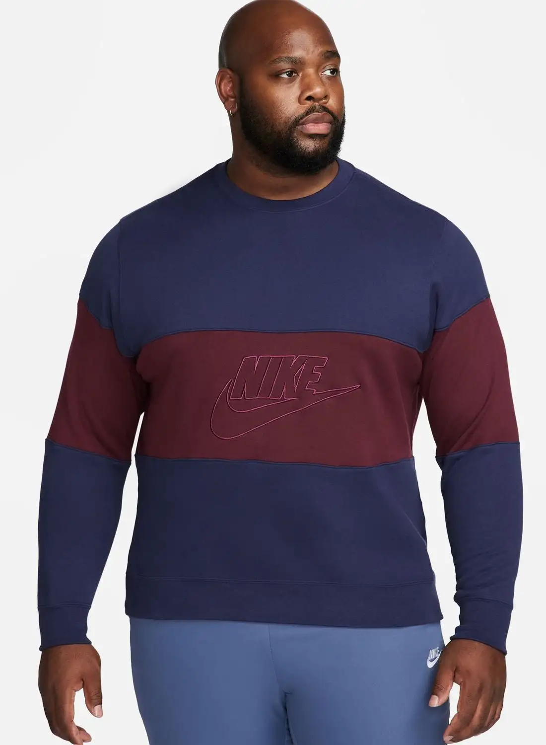Nike Club+ Color Block Sweatshirt