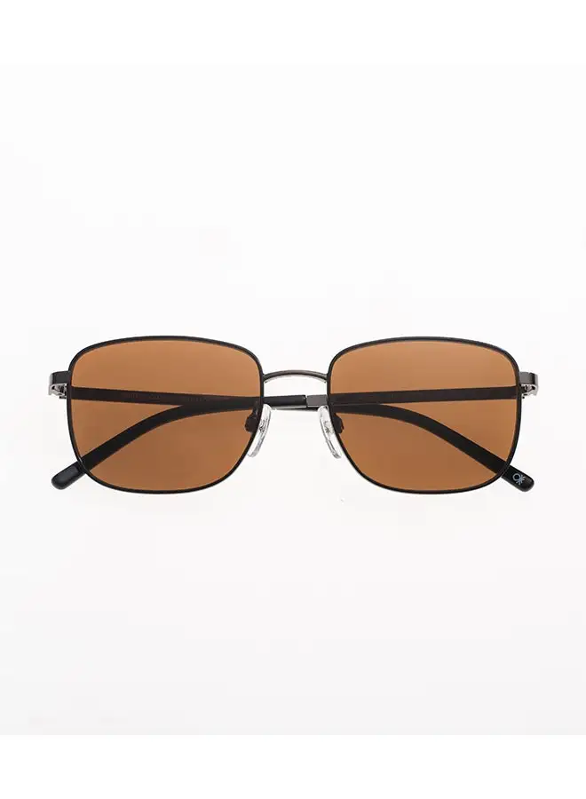 Benetton Men's Rectangular Sunglasses - BE7035 - Lens Size: 53 Mm