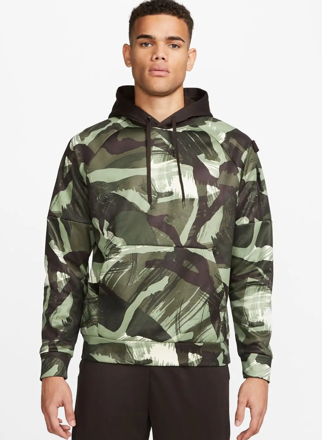 Nike Camo All Over Printed Therma-Fit Hoodie