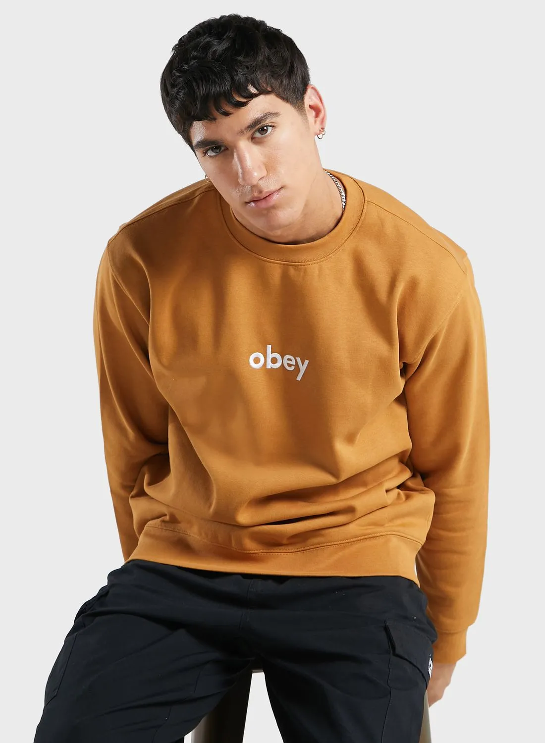 OBEY Lowercase Logo Sweatshirt