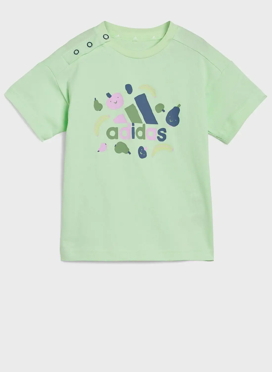 Adidas Infants Essentials Allover Printed T-Shirt Set