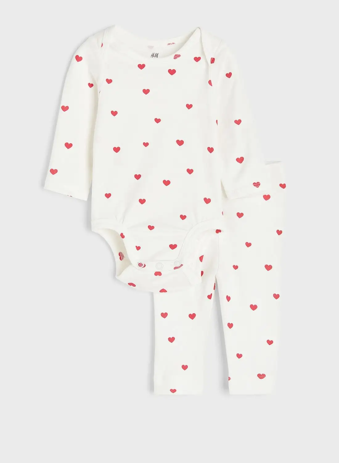 H&M Kids Printed Bodysuit & Pyjama Set