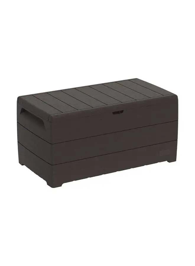 Cosmoplast Cedargrain  Deck Storage Box Brown 416.0Liters