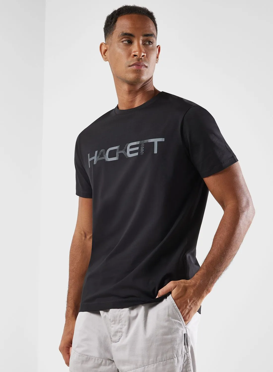 Hackett Logo Crew Neck T-Shirt