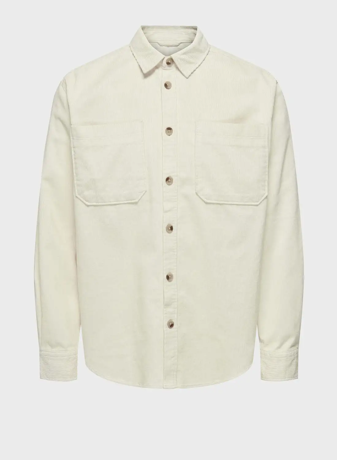 Only & Sons Double Pocket Detailed Regular Fit Shirt