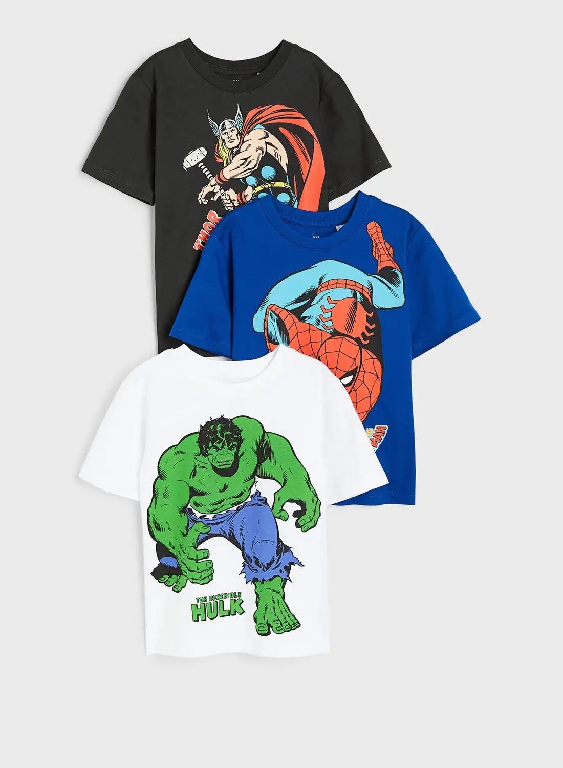 H&M Kids 3-Pack Printed T-Shirts