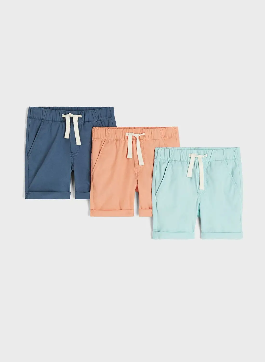 H&M Kids 3-Pack Cotton Shorts