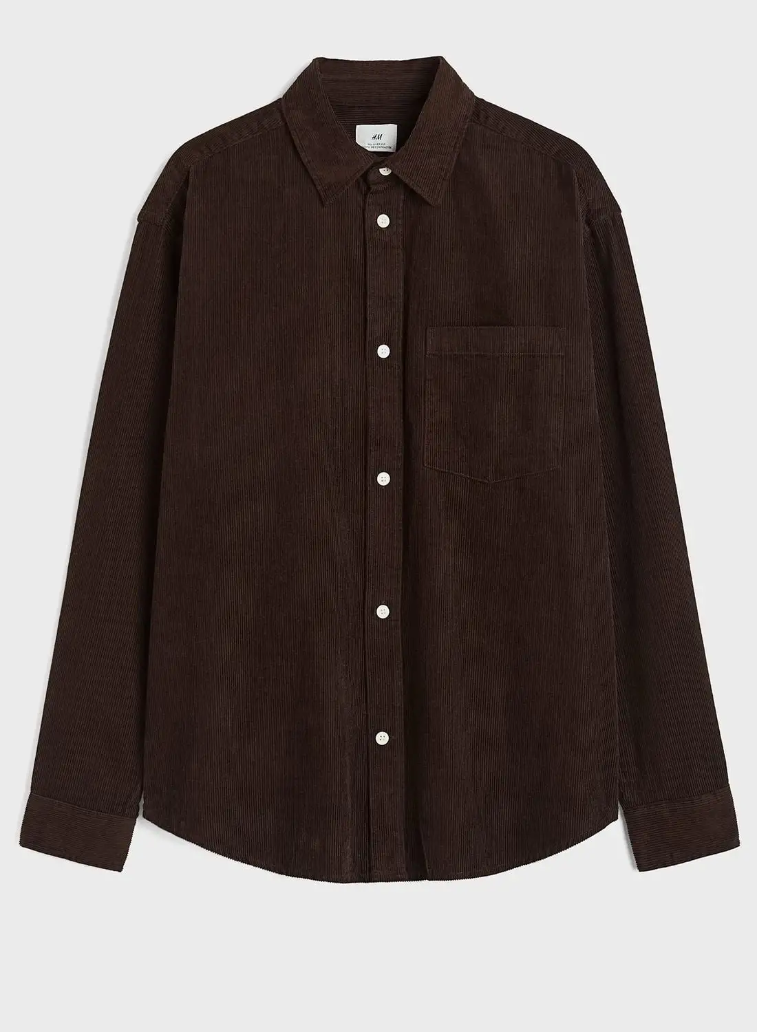 H&M Relaxed Fit Corduroy Shirt
