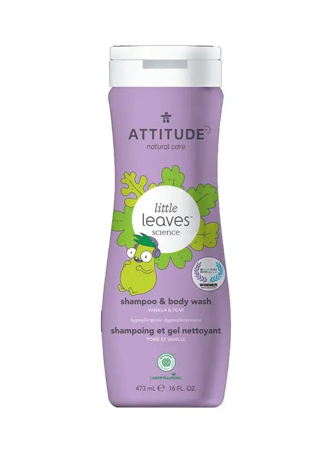 Attitude 2-In-1 Shampoo And Body Wash - Vanilla & Pear - 473ml