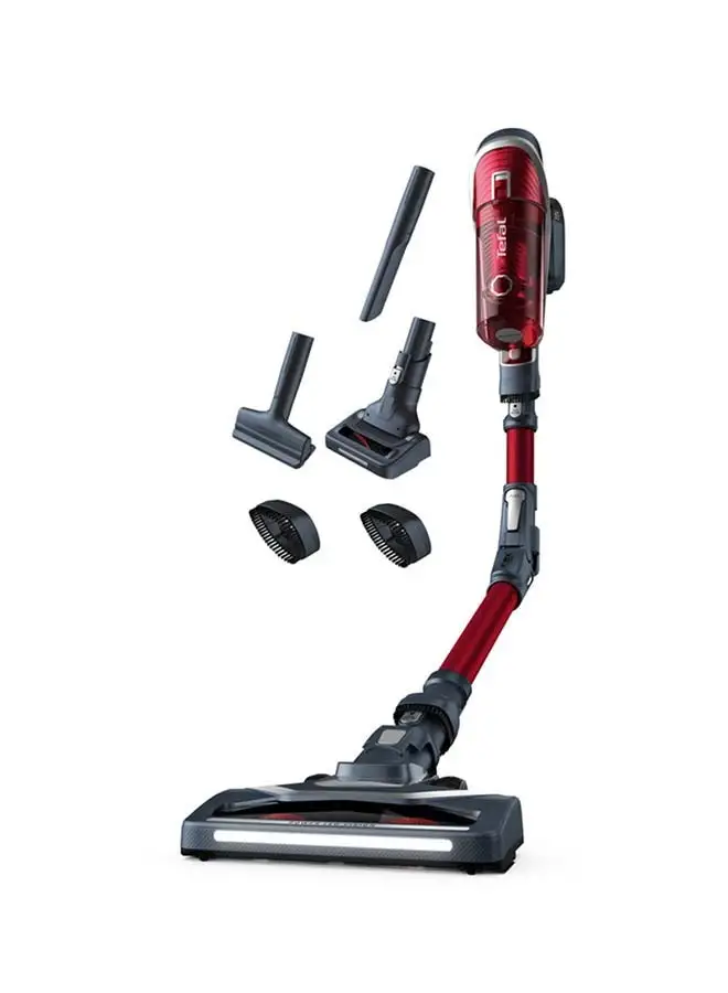 Tefal X-Force 8.60 Cordless Vacuum Cleaner, Animal Kit, 6 accessories, removable battery 0 L 185 W TY9679HO Red