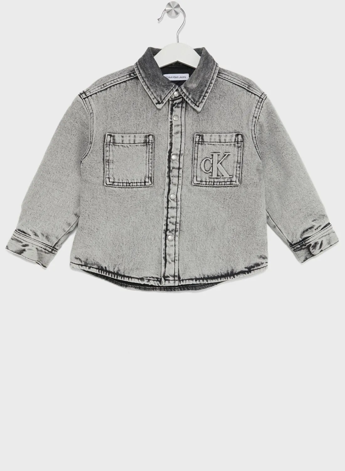 Calvin Klein Jeans Kids Pocket Detail Denim Jacket
