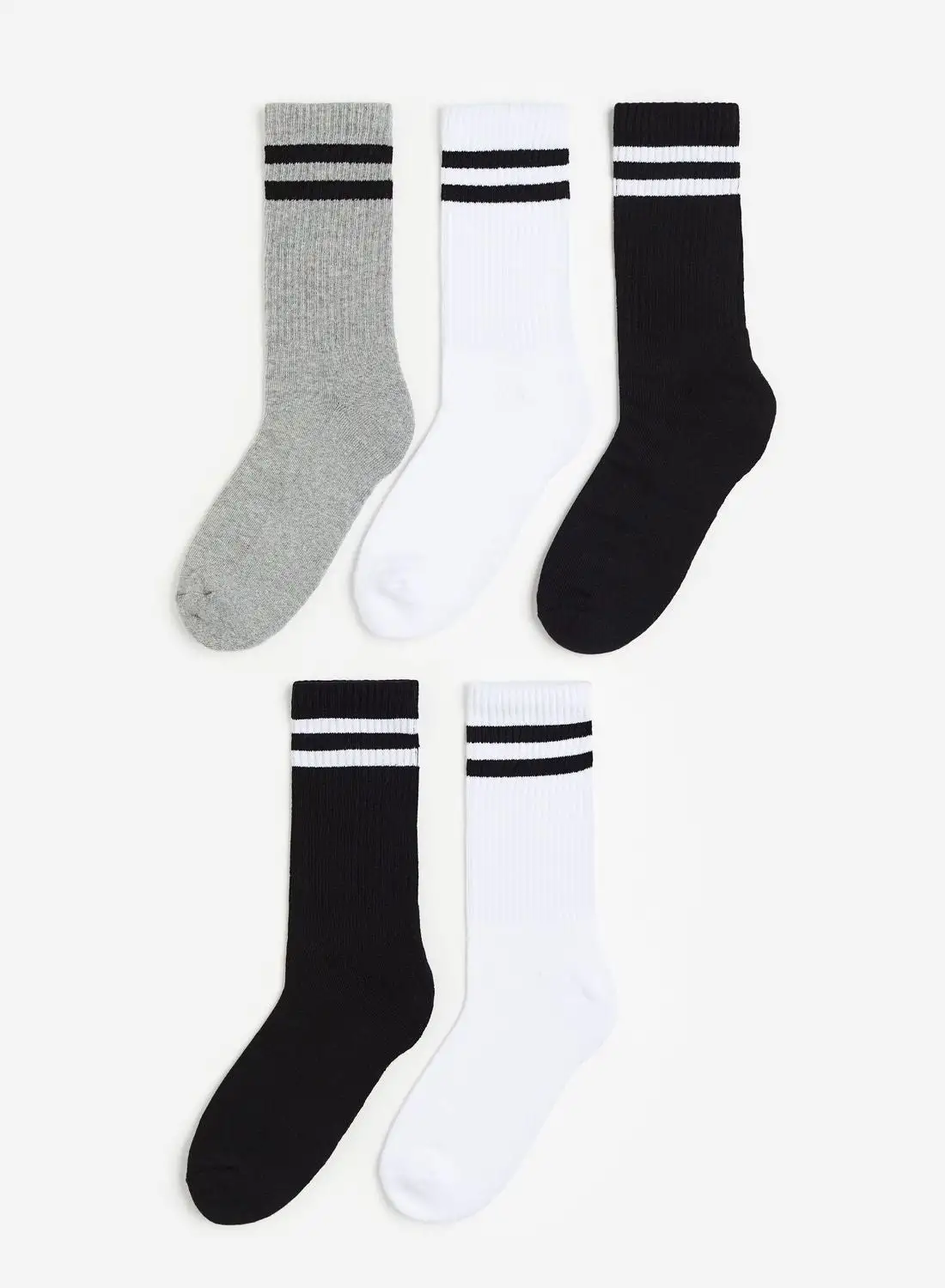H&M Kids 5-Pack Ribbed Socks