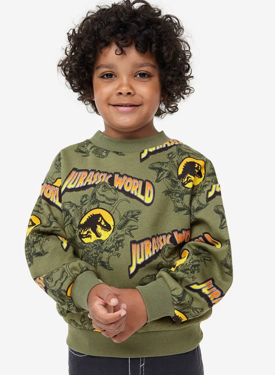 H&M Kids Oversized Printed Sweatshirt
