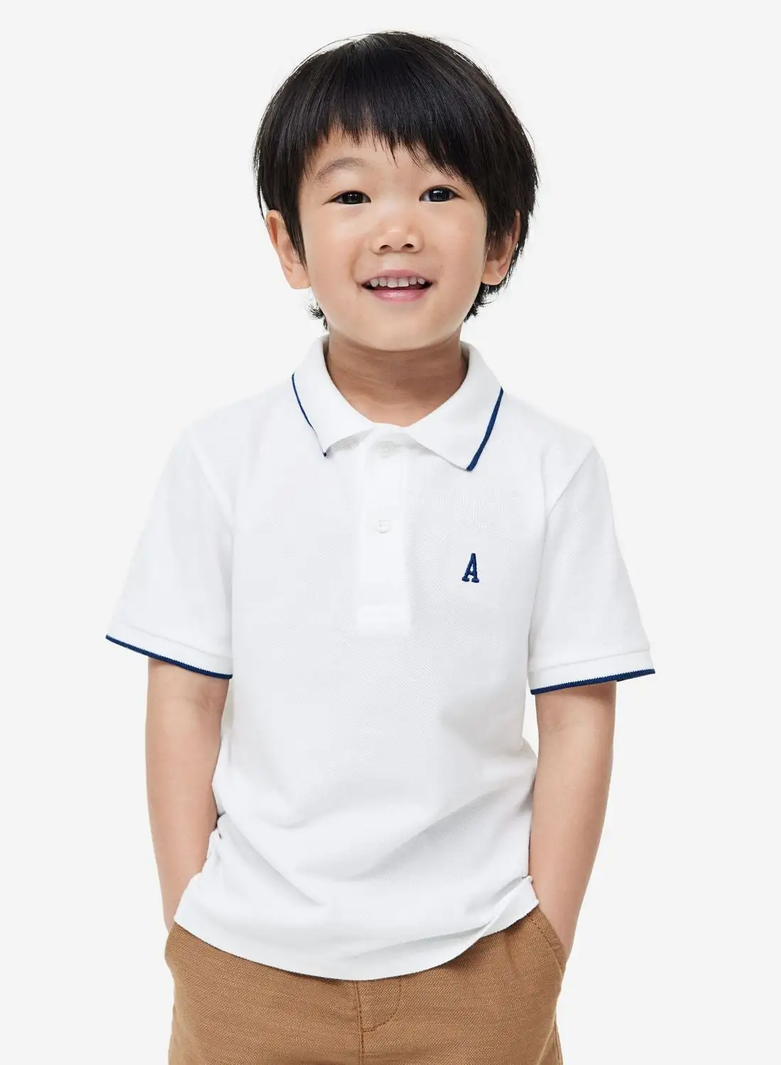 مجموعة قمصان بولو H&M للأطفال مكونة من قطعتين