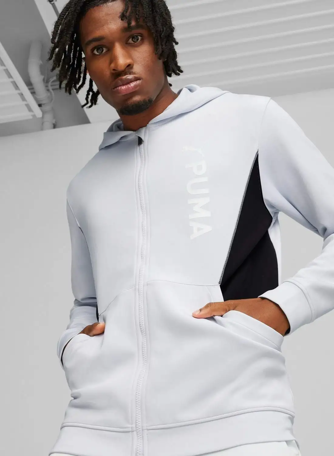 PUMA Double Fit Knit Hoodie