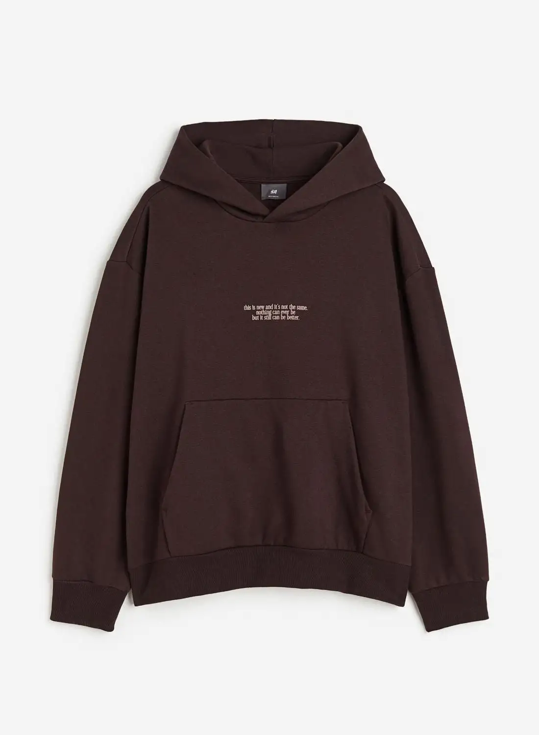 H&M Text Print Relaxed Fit Hoodie