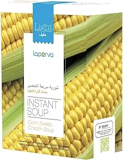 Laperva Keto Diet Soup - Corn Sweet Cream: Low Carb, High Protein, Fat-Burning Elegance in a 68g Pack - Suitable For Low Carb and Keto Friendly