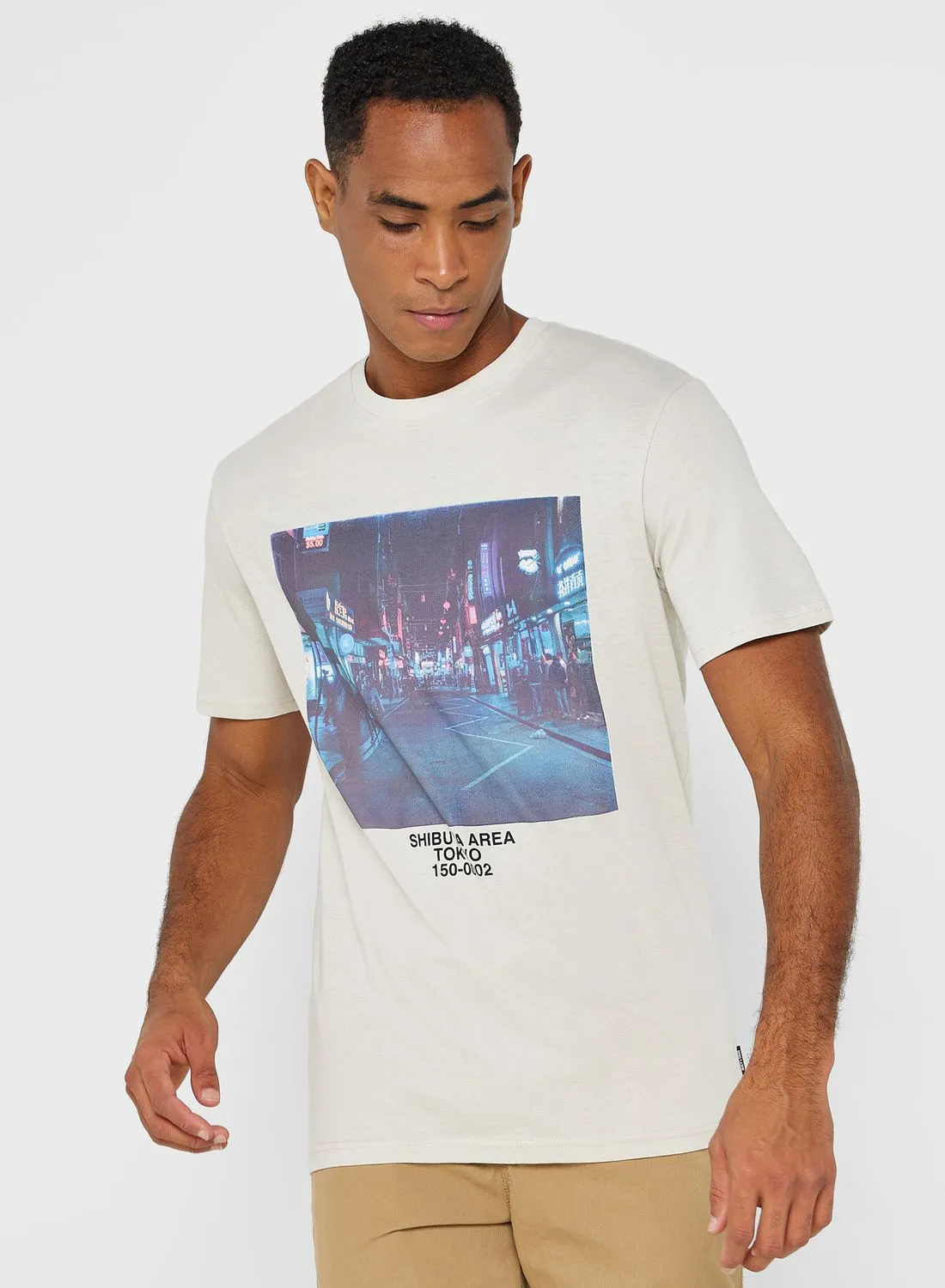 Only & Sons Graphic Crew Neck T-Shirt