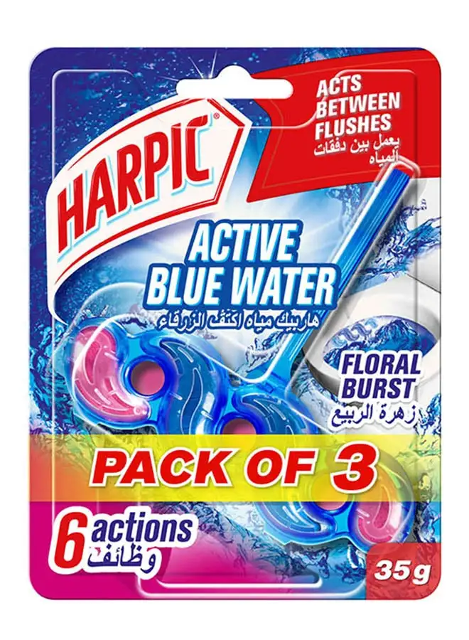 Harpic Toilet Rim Block, Pack Of 3 35grams