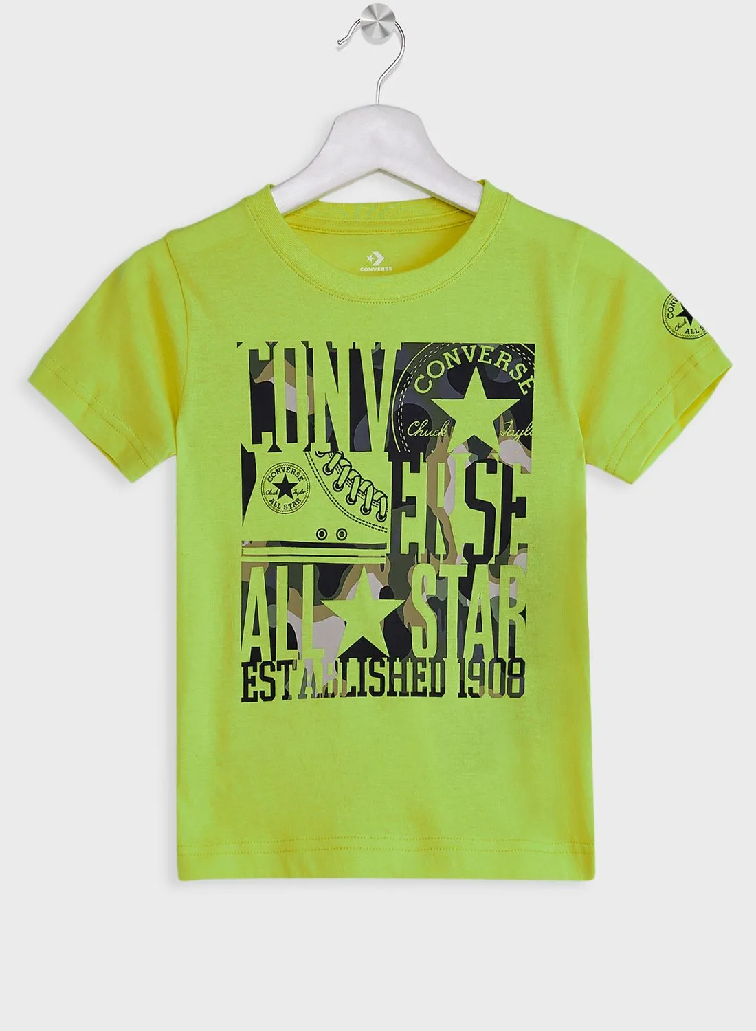 CONVERSE Kids Logo Stack T-Shirt