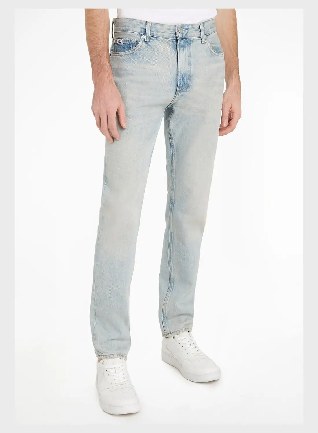 Calvin Klein Jeans Mid Wash Straight Fit Jeans
